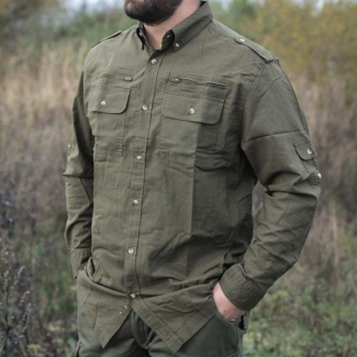 Chemise Multipoches Kaki L