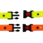 Collier fluo clip rapide 60cm  orange