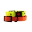 Collier fluo clip rapide 60cm  orange
