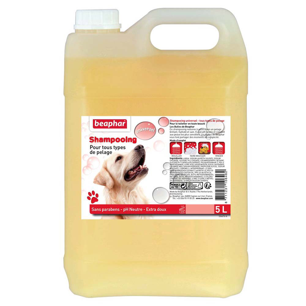 Shampooing pour chien tous pelages Béaphar Chien Vive l