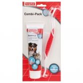 Dentifrice + brosse à dents pour chien et chat
