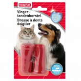 Brosse à dents doigtier pour chien et chat