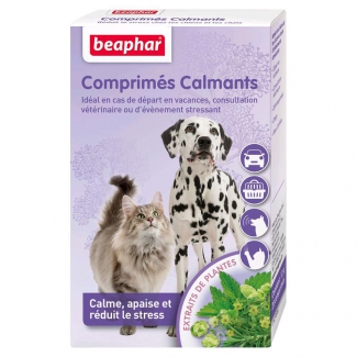 Comprims calmants pour chien et chat