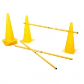 Lot cônes et barres d'obstacle Agility