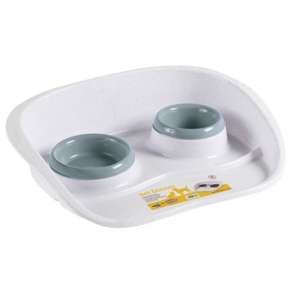 Support  gamelles pour chien 46x35x11cm