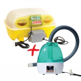 Couveuse automatique 24 oeufs River Biomaster Humidificateur Nebula