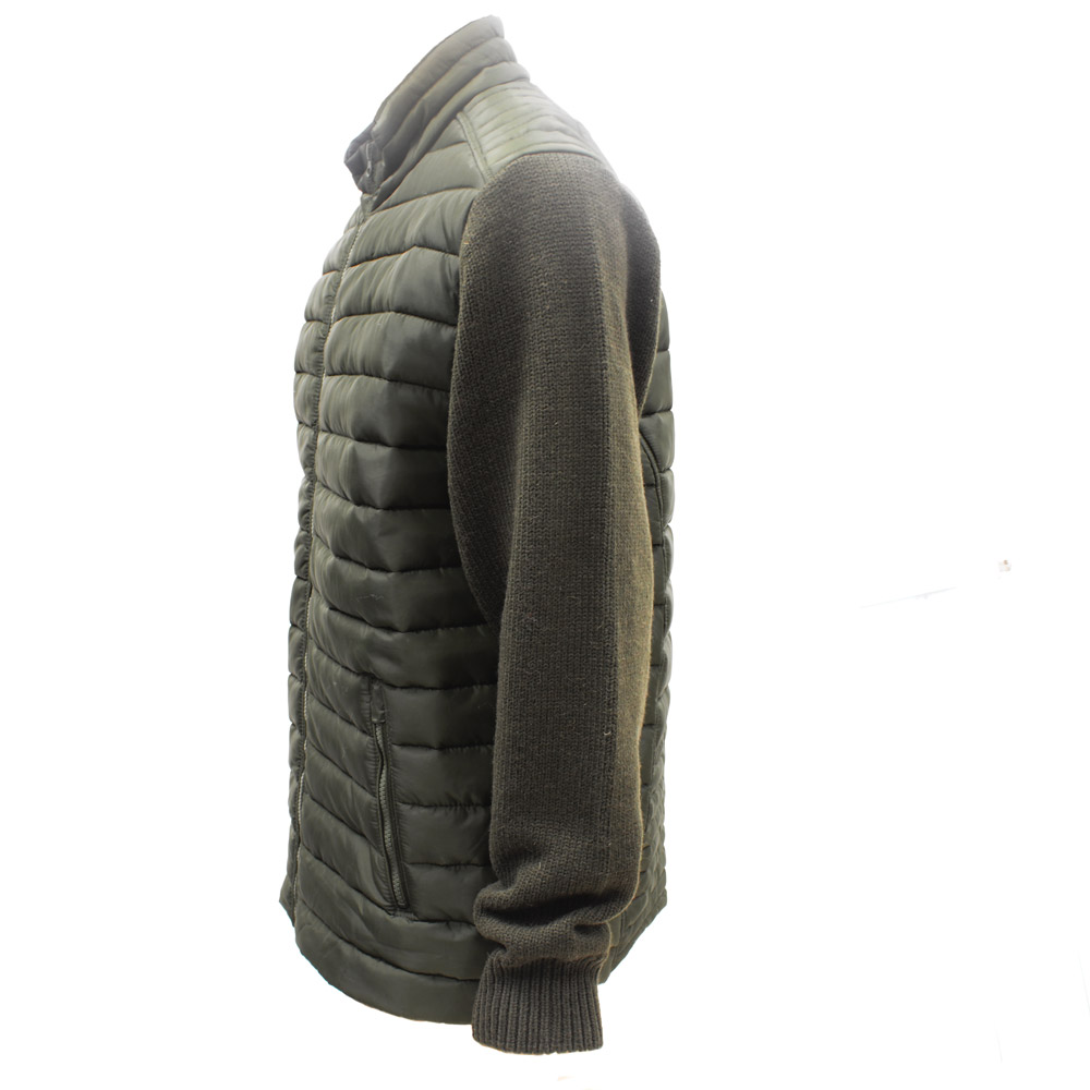 Doudoune matelassee avec manches en maille Equipement exterieur Vive l elevage