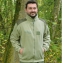 Blouson polaire vert L   gants
