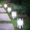 4 luminaires de jardin