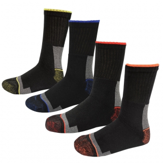 4 paires chaussettes renforces 43/45