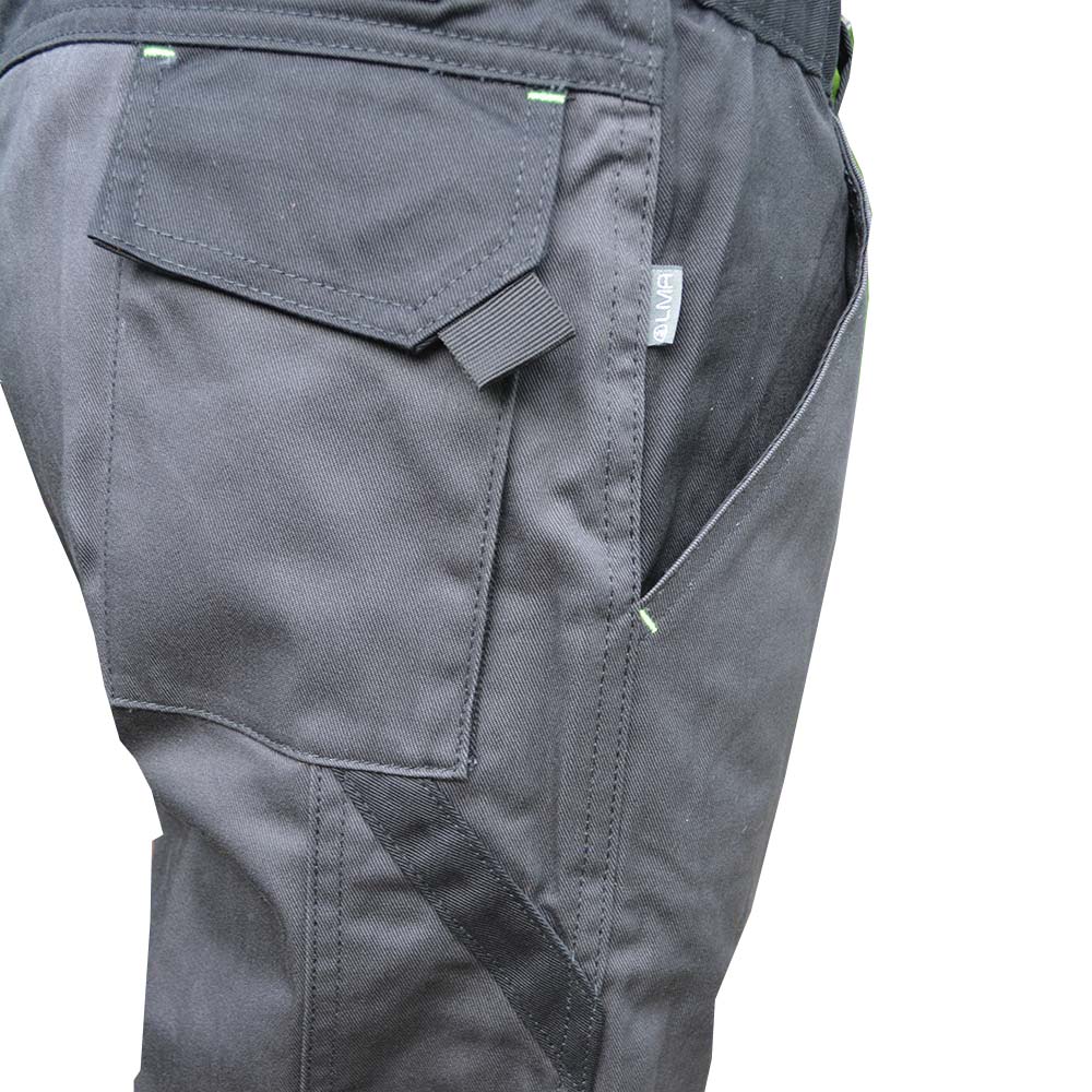 Pantalon de travail gris renforcé, imperméable, plombier- LMA WORKWEAR