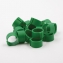 Lot de 25 bagues 16mm vert fonc
