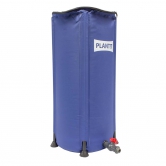 Réservoir d'eau de pluie avec robinet pliable