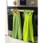 Torchons Motif olives, tomates, persil Lot de 3