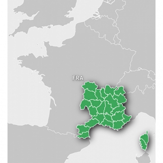 Carte Garmin TOPO France v6 PRO - Sud-Est