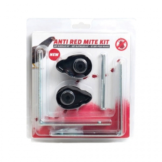 lot de 3 kits anti poux rouges