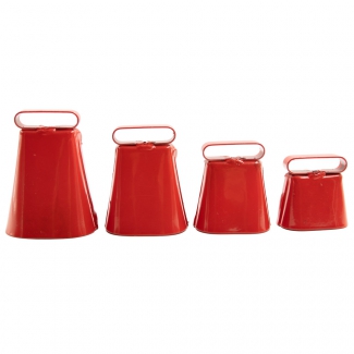 Sonnaillon orange fluo Franais - 6cm