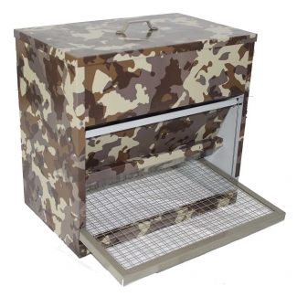 Mangeoire anti-nuisibles galvanise 20 kg camo