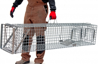 Pi�ge � fauve Hardy 1 entr�e 140x34x42cm