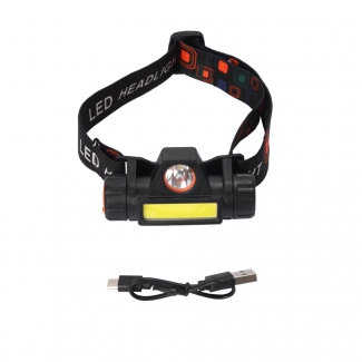 Lampe Frontale LED �tanche 2-en-1 Rechargeable � Outdoor & Randonn�e