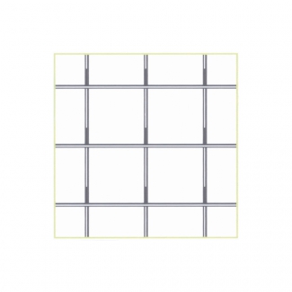 Damier 25x25  ht 1m  25 ml Fil 1,75mm