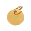 Mdaille Ronde Dore Grave