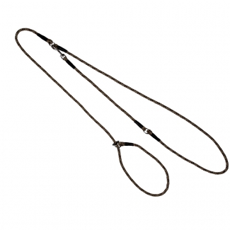 Laisse baudrier lasso marron